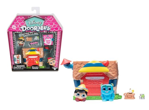 ست کارگاه پینوکیو Disney Doorables, تنوع: 69413-Pinocchio, image 