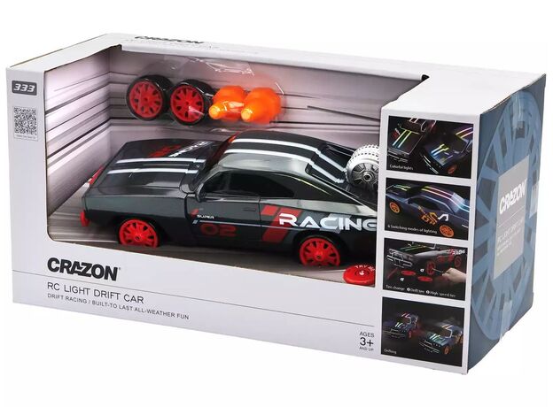 ماشین کنترلی دریفت مشکی Crazon با مقیاس 1:18, image 4