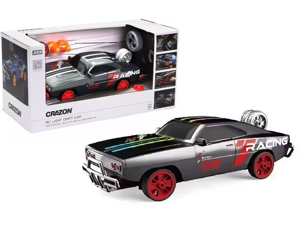 ماشین کنترلی دریفت مشکی Crazon با مقیاس 1:18, image 