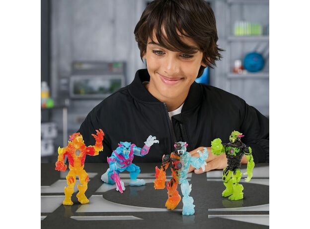 ست فیگور 14 سانتی MrBeast Lab سری Mutators مدل Magma Frost Panther, image 4