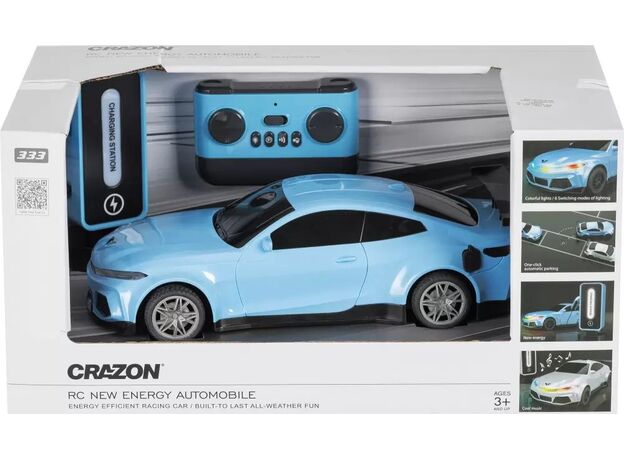 ماشین برقی کنترلی آبی Crazon به همراه ایستگاه شارژ در مقیاس 1:16, تنوع: XN24161-Blue, image 10