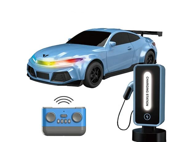 ماشین برقی کنترلی آبی Crazon به همراه ایستگاه شارژ در مقیاس 1:16, تنوع: XN24161-Blue, image 9