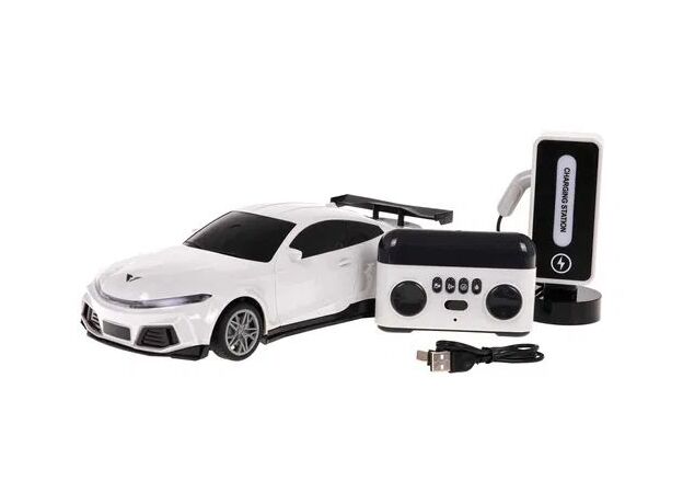 ماشین برقی کنترلی سفید Crazon به همراه ایستگاه شارژ در مقیاس 1:16, تنوع: XN24161-White, image 12