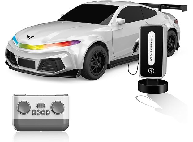 ماشین برقی کنترلی سفید Crazon به همراه ایستگاه شارژ در مقیاس 1:16, تنوع: XN24161-White, image 8