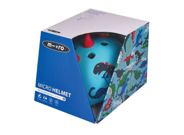 کلاه ایمنی طرح دایناسور مایکرو Micro سایز S, سایز: Small, image 21