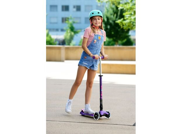 اسکوتر مکسی دلوکس جمع شو مایکرو Micro با چرخ های چراغ دار مدل بنفش, تنوع: MMD100-Purple, image 2