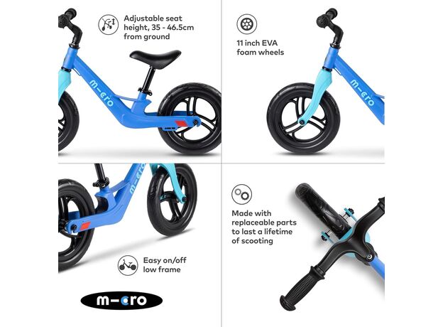 دوچرخه تعادلی آبی Micro, تنوع: GB0034-Chameleon Blue, image 11