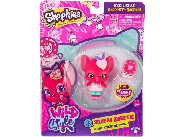 عروسک اسکوییک سوئیتی Shopkins سری Wild Style, image 4