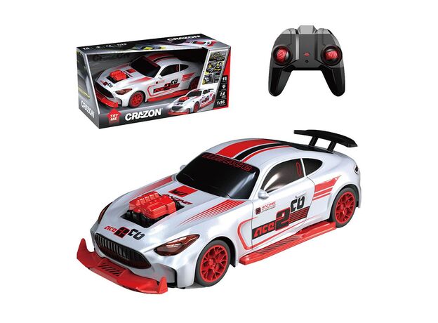 ماشین کنترلی تبدیل شونده Crazon با مقیاس 1:16 مدل سفید, تنوع: BX251601-White, image 