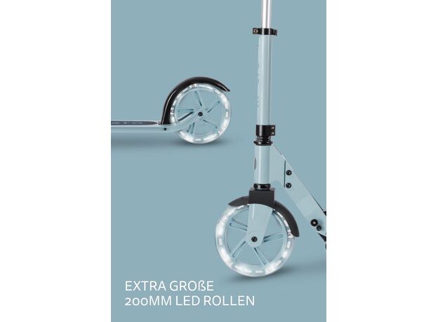 اسکوتر کروزر جمع شو مایکرو Micro با چرخ های چراغ دار مدل آبی یخی, تنوع: SA0256-Blue, image 9