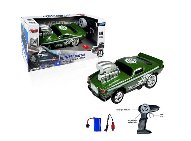 ماشین کنترلی دریفت سبز Crazon با مقیاس 1:16, image 
