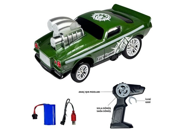 ماشین کنترلی دریفت سبز Crazon با مقیاس 1:16, image 2