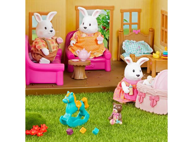 خانواده 4 نفری خرگوش های Li'l Woodzeez مدل Hoppingood, image 2