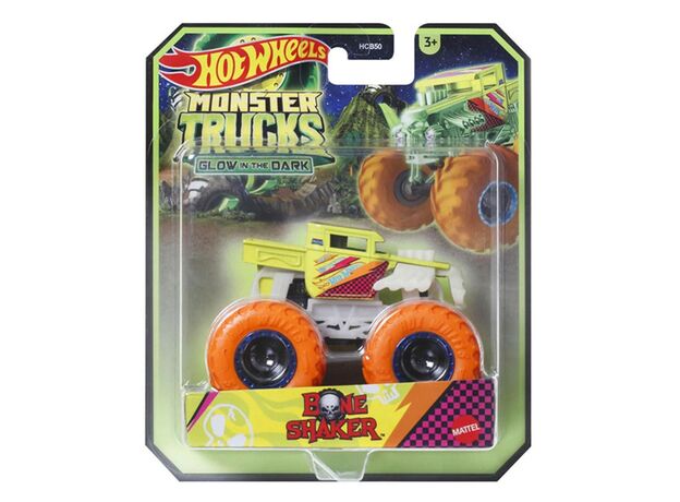 پک تکی ماشین Hot Wheels سری Monster Truck مدل Bone Shaker, تنوع: HCB50-Bone Shaker, image 
