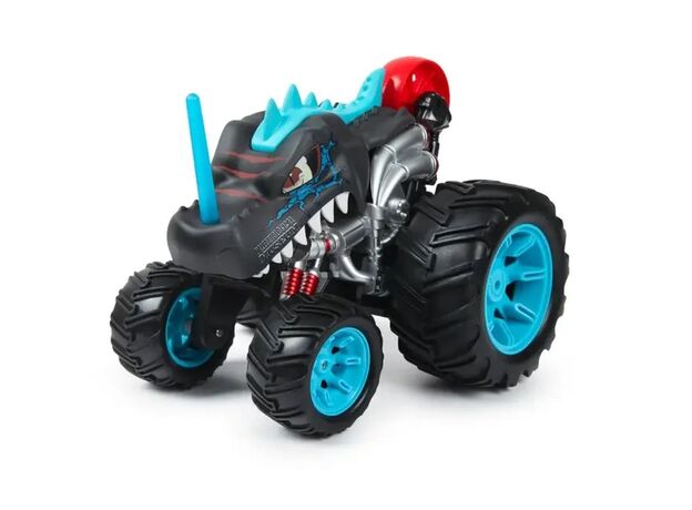 ماشین کنترلی 5 چرخ Shark Monster Truck طرح دایناسور مشکی Crazon با مقیاس 1:14, تنوع: WL22162-Black, image 3