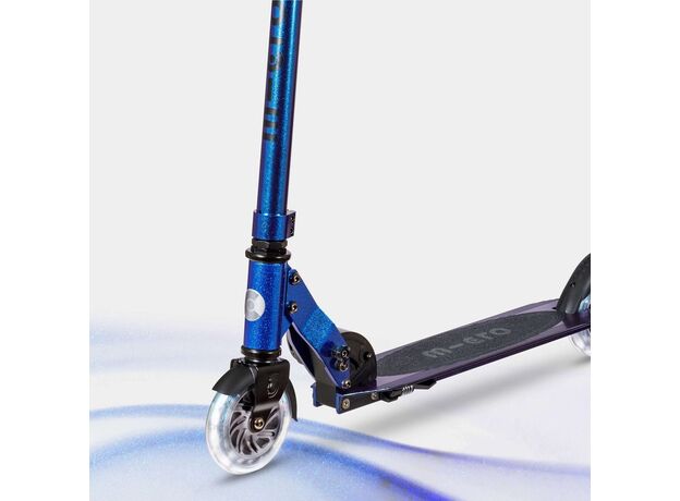 اسکوتر اسپرایت جمع شو مایکرو Micro با چرخ های چراغ دار مدل آبی بنفش شاین دار, تنوع: SA0293-Blue Purple, image 10
