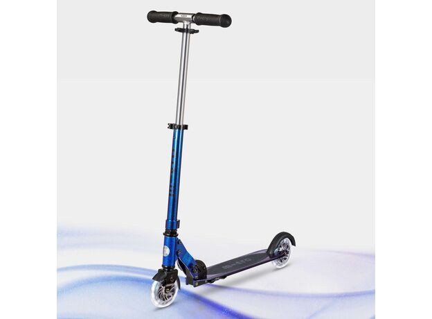 اسکوتر اسپرایت جمع شو مایکرو Micro با چرخ های چراغ دار مدل آبی بنفش شاین دار, تنوع: SA0293-Blue Purple, image 9