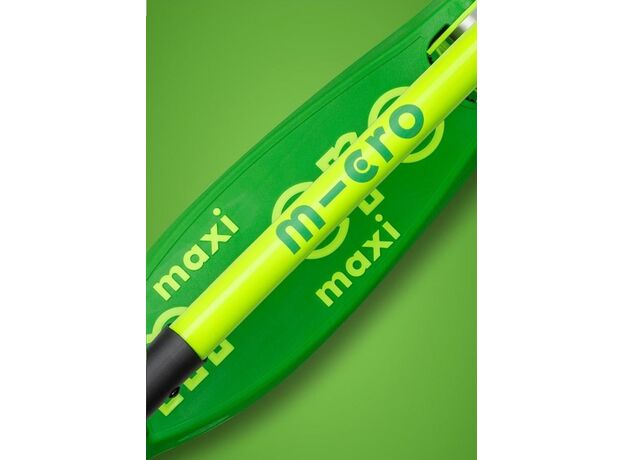 اسکوتر مکسی دلوکس جمع شو مایکرو Micro با چرخ های چراغ دار مدل سبز فسفری, تنوع: MMD229-Green, image 10