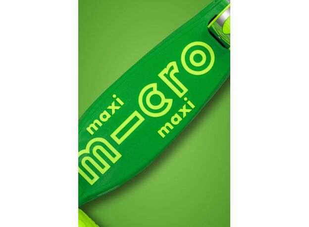 اسکوتر مکسی دلوکس جمع شو مایکرو Micro با چرخ های چراغ دار مدل سبز فسفری, تنوع: MMD229-Green, image 9