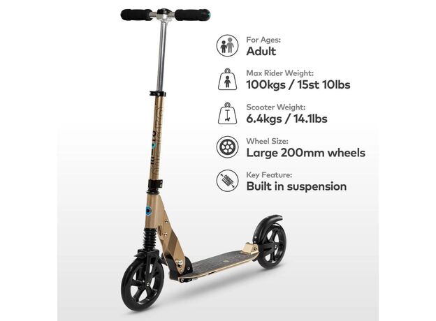 اسکوتر ساسپنشن جمع شو مایکرو Micro برنز, تنوع: SA0065-Bronze, image 8