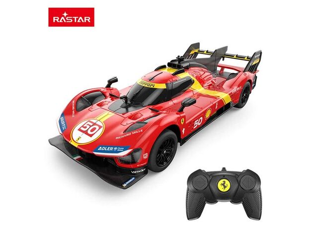ماشین کنترلی فراری 499P قرمز راستار با مقیاس 1:24, image 3