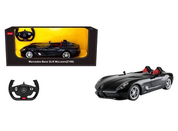 ماشین کنترلی مرسدس بنز SLR مشکی راستار با مقیاس 1:12, image 