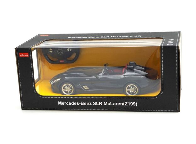 ماشین کنترلی مرسدس بنز SLR مشکی راستار با مقیاس 1:12, image 14