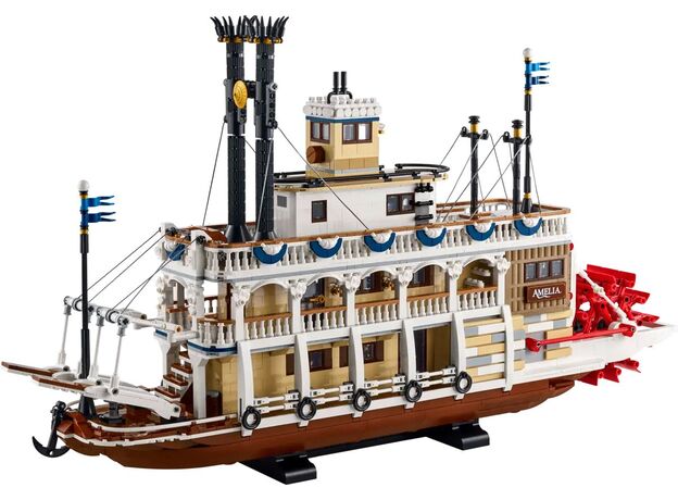 لگو آیدیاز مدل قایق بخار رودخانه ای (21356), image 21