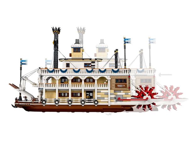 لگو آیدیاز مدل قایق بخار رودخانه ای (21356), image 23