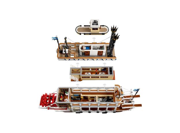 لگو آیدیاز مدل قایق بخار رودخانه ای (21356), image 25