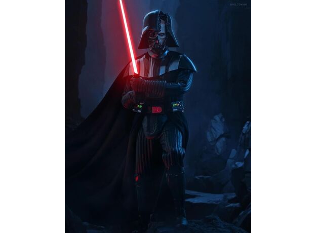 شمشیر دارث ویدر جنگ ستارگان Star Wars مدل Force FX Elite, تنوع: F3905-darth, image 2
