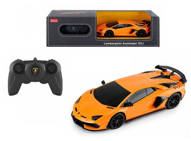 ماشین کنترلی لامبورگینی Aventador SVJ نارنجی راستار با مقیاس 1:24, تنوع: 96100-Orange, image 