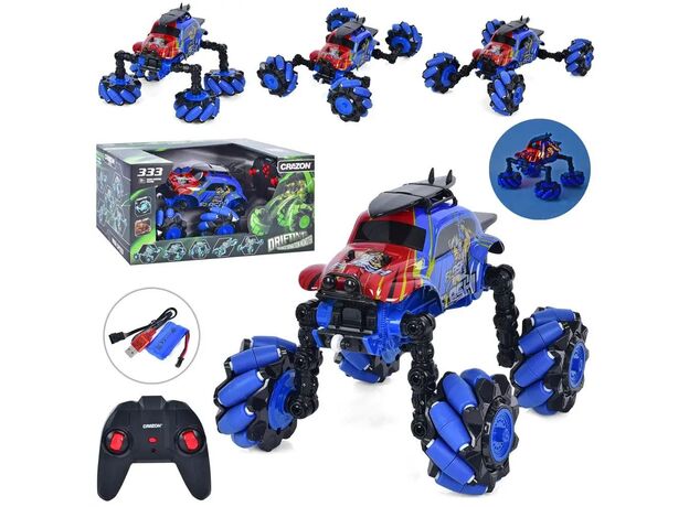 ماشین کنترلی تبدیل شونده Drifting با مقیاس 1:14 Crazon, تنوع: 333-ZD2301- blue, image 