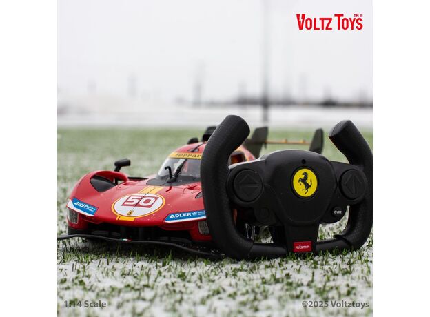 ماشین کنترلی فراری 499P قرمز راستار با مقیاس 1:14, image 3