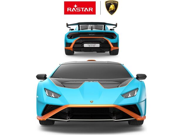 ماشین کنترلی لامبورگینی Huracan STO راستار با مقیاس 1:24 آبی, image 7