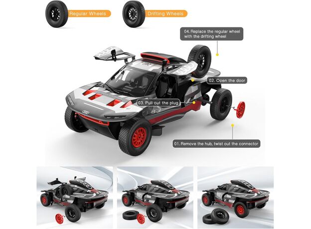 ماشین کنترلی آئودی RS Q e-tron E2 راستار با مقیاس 1:14, image 8