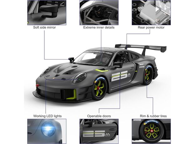 ماشین کنترلی پورشه 911 GT2 RS راستار با مقیاس 1:14, image 6