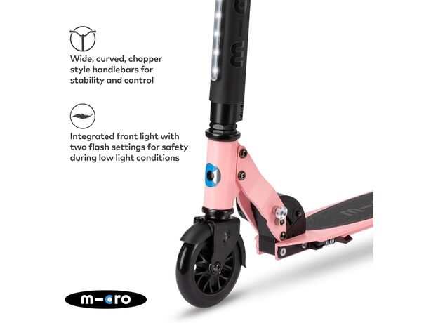 اسکوتر اسپرایت دلوکس جمع شو مایکرو Micro با بدنه چراغ دار صورتی, تنوع: SA0229-Pink, image 6