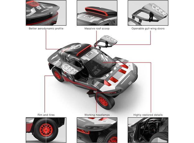ماشین کنترلی آئودی RS Q e-tron E2 راستار با مقیاس 1:14, image 10