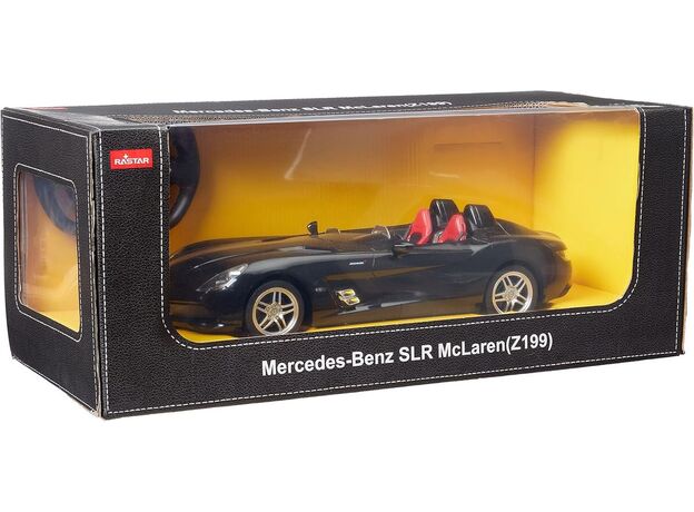 ماشین کنترلی مرسدس بنز SLR مشکی راستار با مقیاس 1:12, image 13