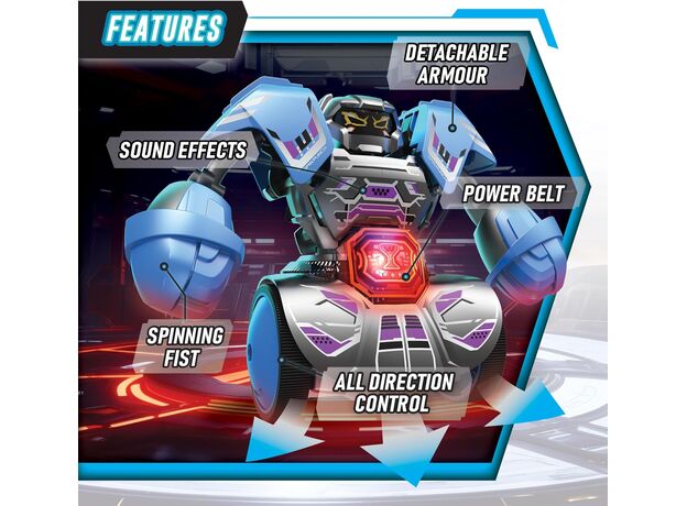 ست ربات های مبارز تورنادو Robo Kombat Tornado مدل سبز و آبی, تنوع: 86883-Green, image 17