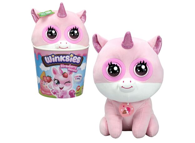 عروسک وینکیز Winksies مدل یونیکورن توت فرنگی, تنوع: 89025-Strawberry, image 