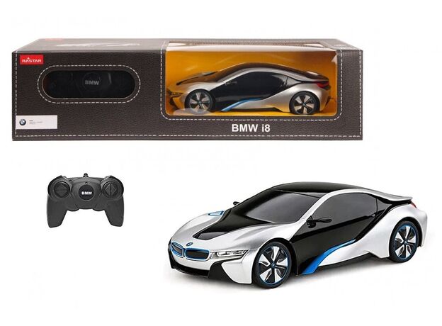 ماشین کنترلی ب ام و I8 نقره ای راستار با مقیاس 1:24, تنوع: 48400-Silver, image 