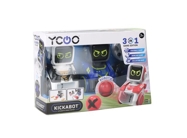 ست مسابقه ربات های فوتبالیست KICKABOT مدل آبی و سفید, تنوع: SL88549-White, image 5
