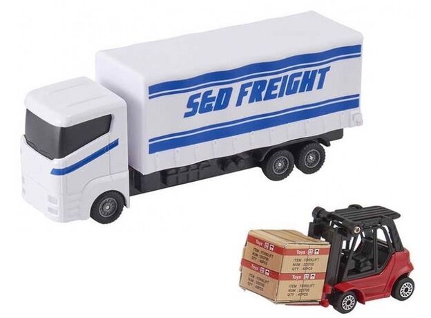 کامیون حمل بار و لیفتراک Teamsterz مدل Sed Freight, تنوع: 1374104-Sed Freight, image 2