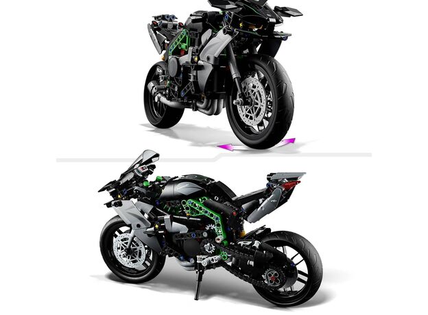 لگو تکنیک مدل موتور سیکلت H2R کاوازاکی نینجا (42170), image 11