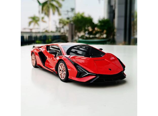 ماشین کنترلی لامبورگینی Sian قرمز راستار با مقیاس 1:24, تنوع: 97800-Red, image 3