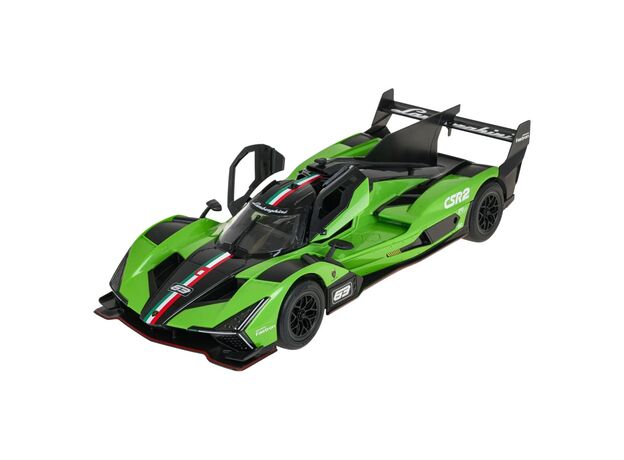 ماشین کنترلی لامبورگینی SC63 سبز راستار با مقیاس 1:14, image 16