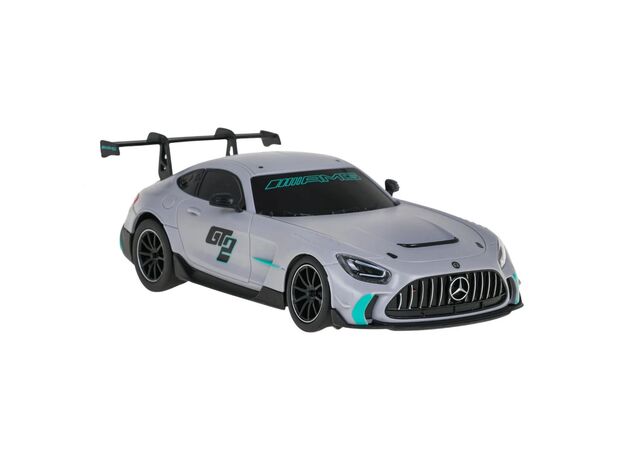 ماشین کنترلی Mercedes-AMG GT2 نقره ای راستار با مقیاس 1:24, image 9