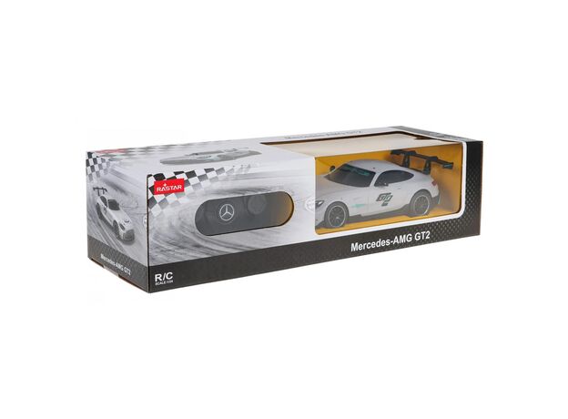 ماشین کنترلی Mercedes-AMG GT2 نقره ای راستار با مقیاس 1:24, image 16